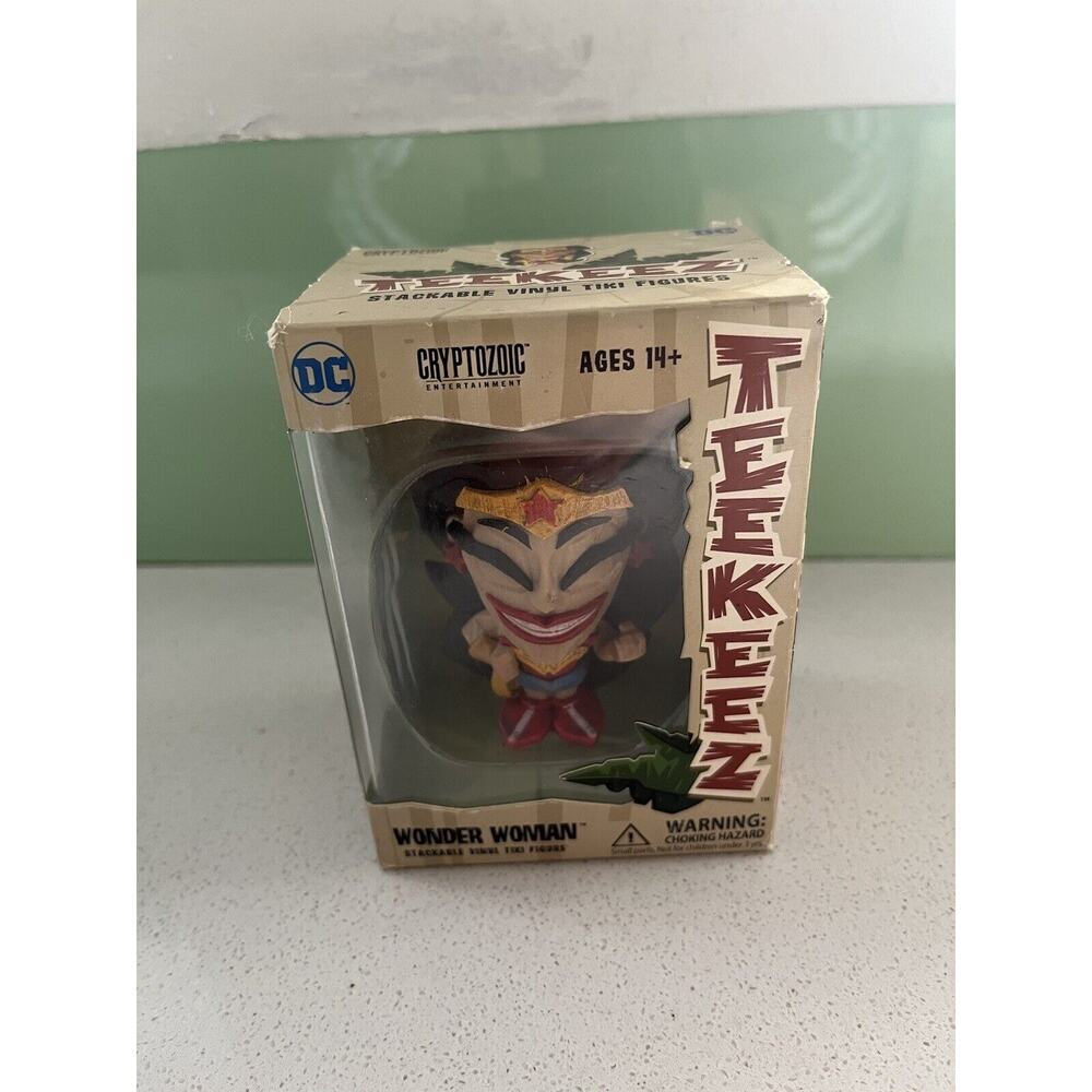 Wonder Woman, Teekeez, Stackable Vinyl Tiki Figure by Cryptozoic Ent NOS